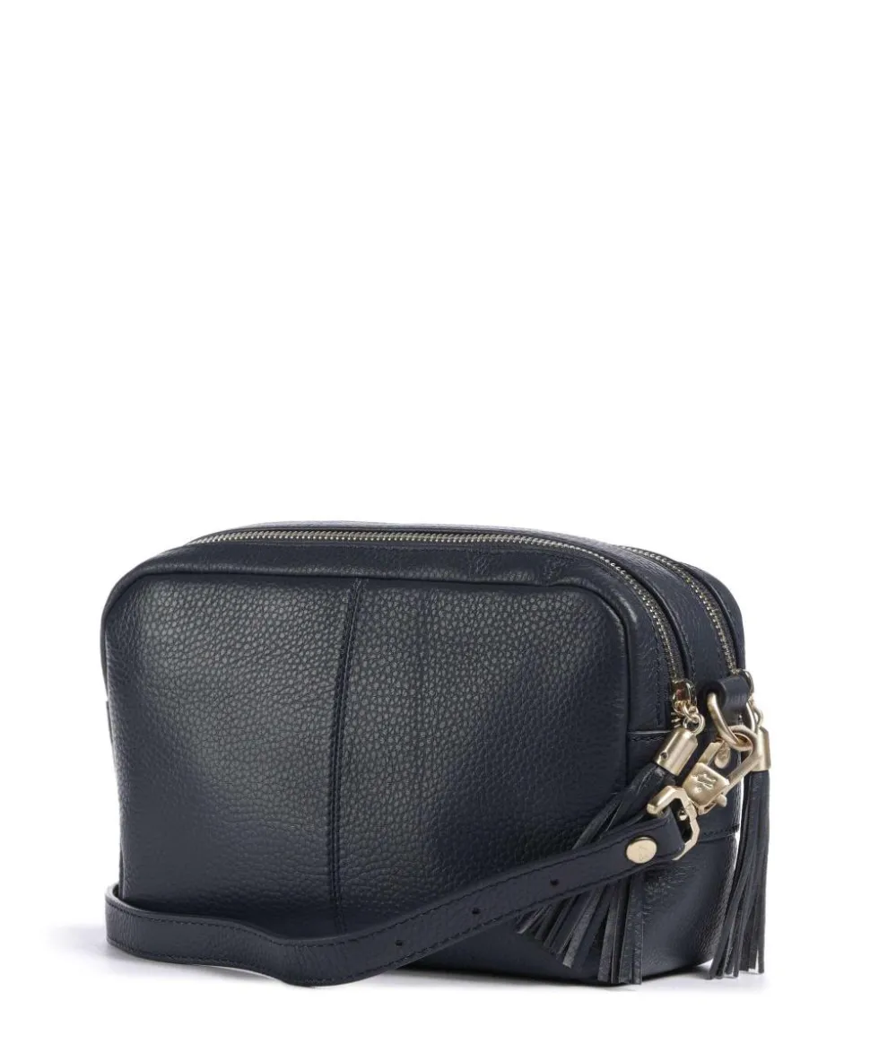 Hanna Umhängetasche genarbtes Rindsleder navy