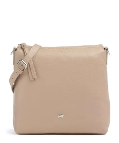 Hanna Umhängetasche genarbtes Rindsleder beige