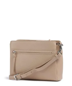 Hanna Umhängetasche genarbtes Rindsleder beige