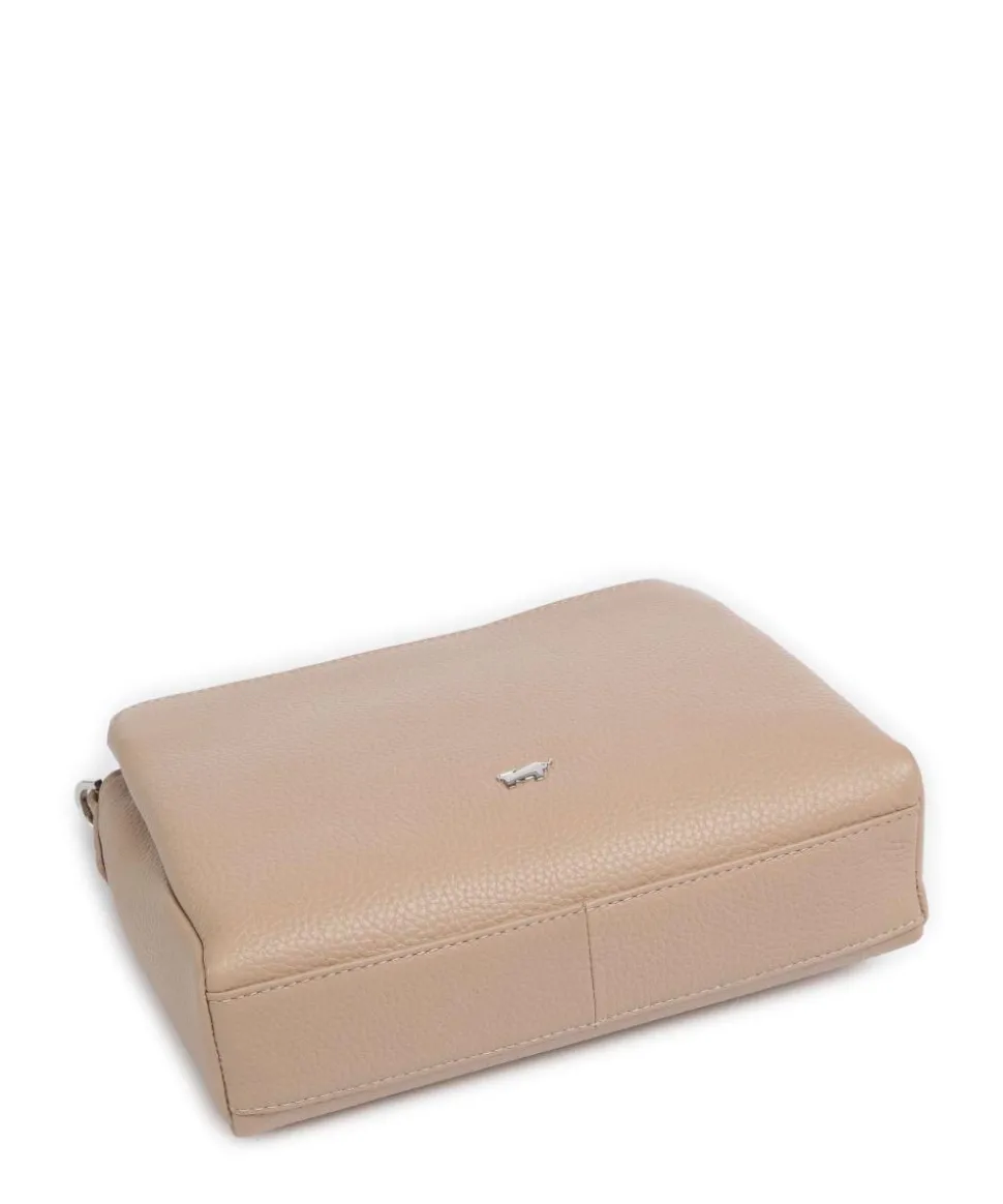 Hanna Umhängetasche genarbtes Rindsleder beige