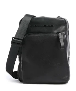 Harper Umhängetasche fein genarbtes Leder schwarz