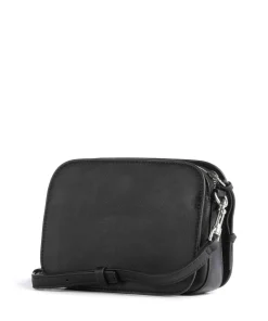 Harris Luka Umhängetasche genarbtes Leder schwarz