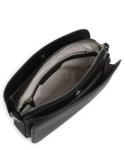 Harris Luka Umhängetasche genarbtes Leder schwarz