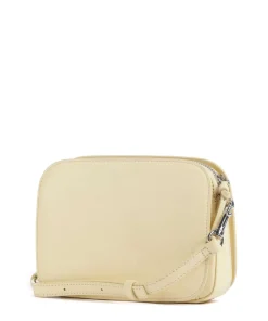 Harris Luka Umhängetasche genarbtes Leder vanillegelb