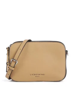 Harris Luka Umhängetasche genarbtes Leder beige