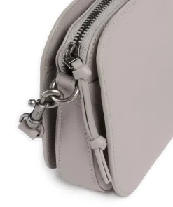 Harris Luka Umhängetasche genarbtes Leder grau