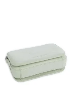 Harris Luka Umhängetasche genarbtes Leder mintgrün