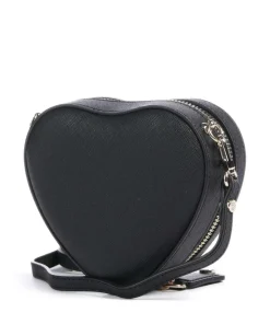 Heart Saffiano Biogreen Mini Umhängetasche Lederimitat schwarz