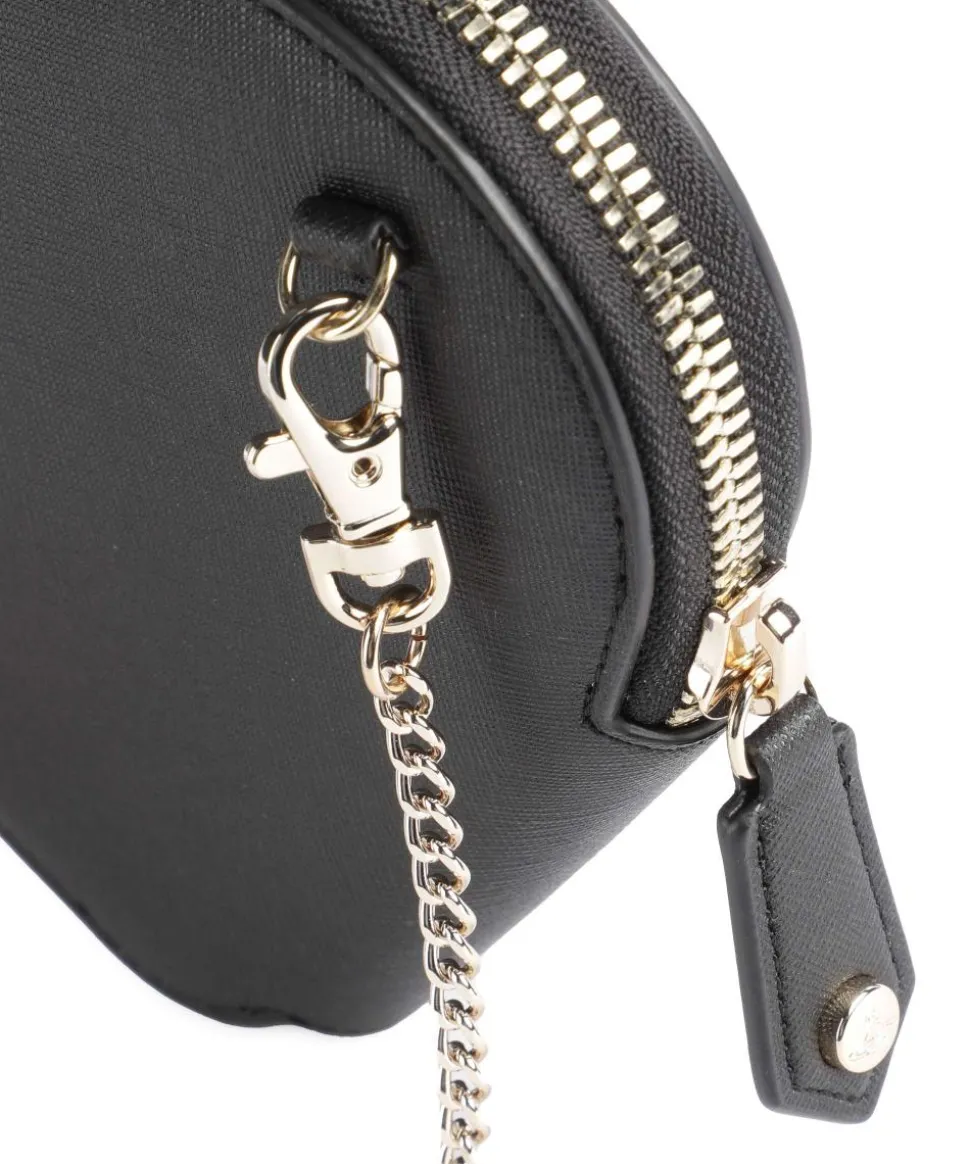 Heart Saffiano Biogreen Umhängetasche Lederimitat schwarz