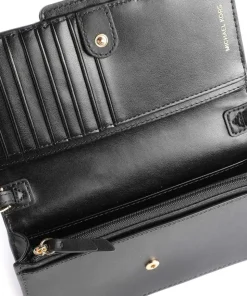 Heather Geldbörse fein genarbtes Rindsleder schwarz