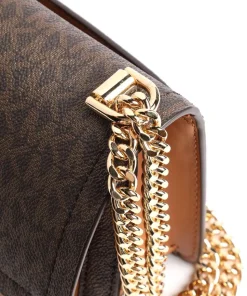 Heather Schultertasche Canvas dunkelbraun