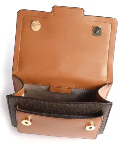 Heather Schultertasche Canvas dunkelbraun