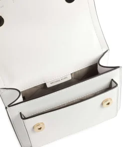 Heather Schultertasche fein genarbtes Rindsleder weiß