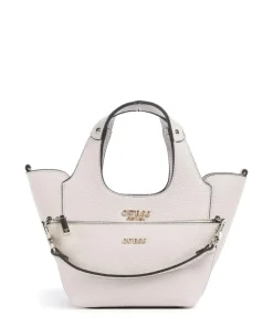 Helina Mini Handtasche Lederimitat creme