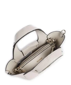 Helina Mini Handtasche Lederimitat creme