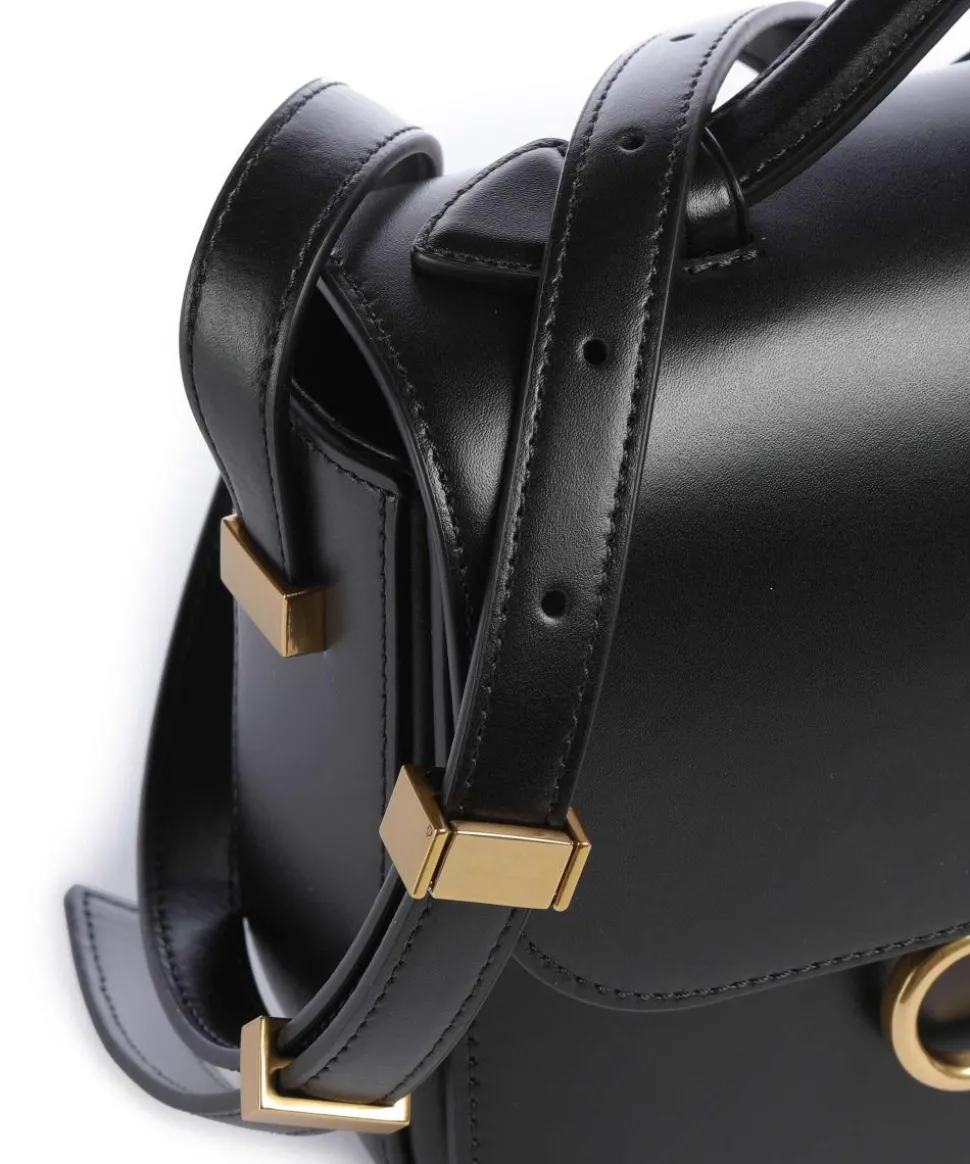 Hera Handtasche Lederimitat schwarz