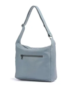 Hera Sheep Natuarl M Beuteltasche Schafsleder blaugrau