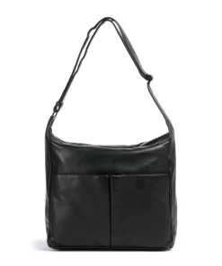 Hera Sheep Natuarl M Beuteltasche Schafsleder schwarz