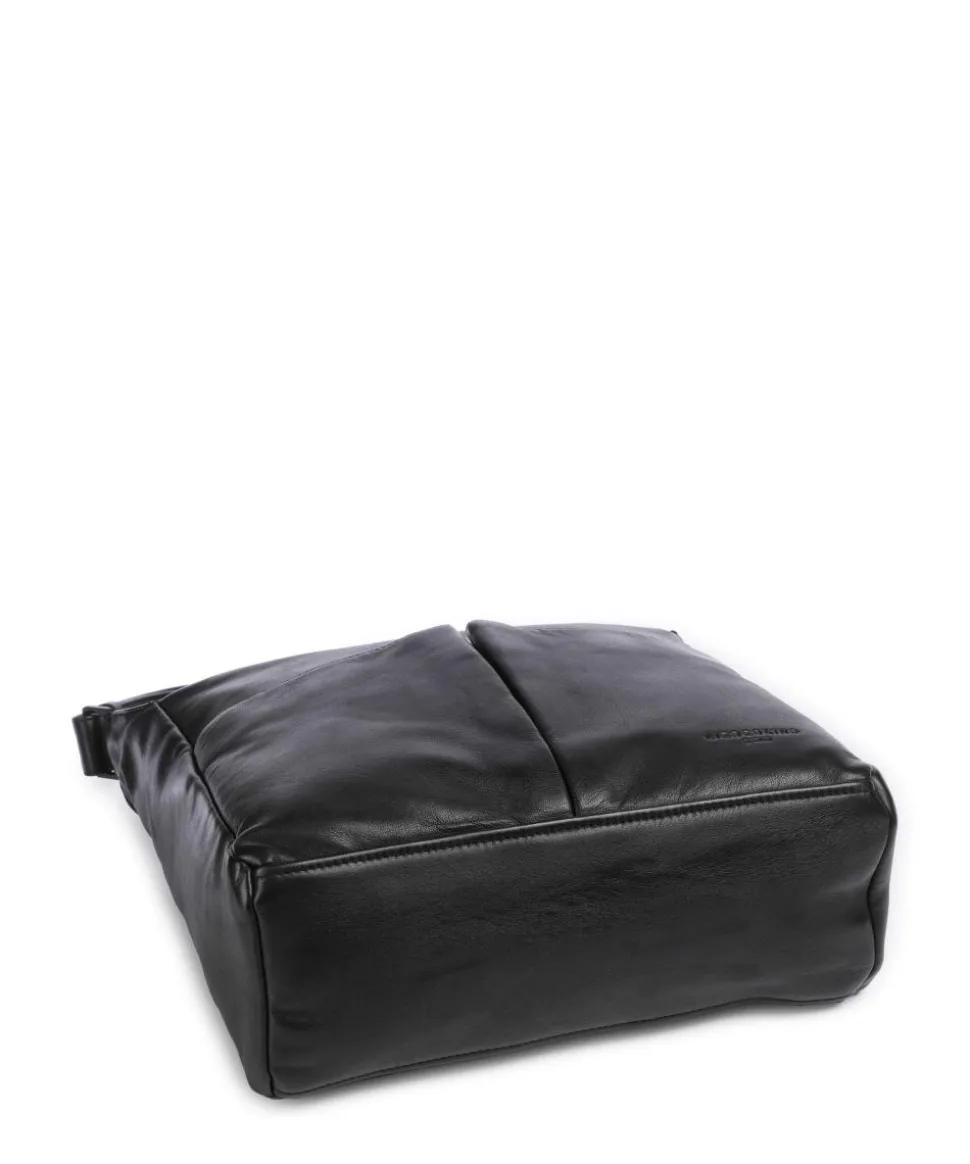 Hera Sheep Natuarl M Beuteltasche Schafsleder schwarz