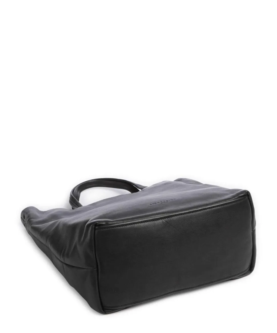 Hera Sheep Natural L Shopper Schafsleder schwarz