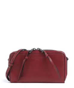 Hera Sheep Natural XS Umhängetasche fein genarbtes Leder rot