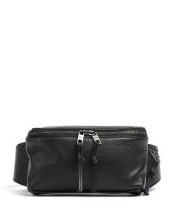 Hera Small Pebble S Gürteltasche genarbtes Leder schwarz