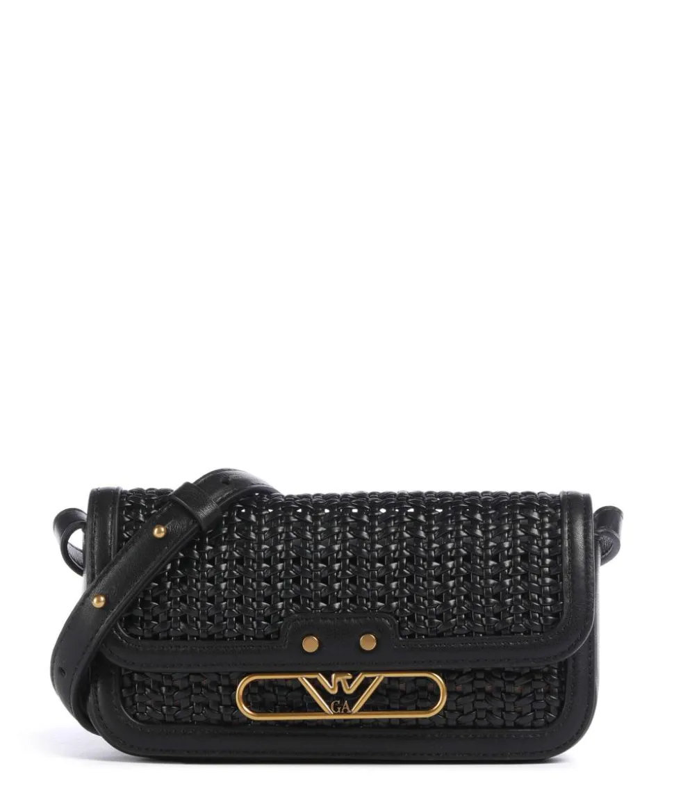 Hera Umhängetasche Lederimitat schwarz