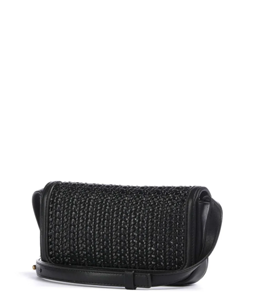 Hera Umhängetasche Lederimitat schwarz