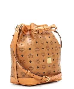 Heritage Line Beuteltasche Lederimitat cognac