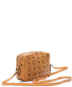 Heritage Line Schultertasche Lederimitat cognac