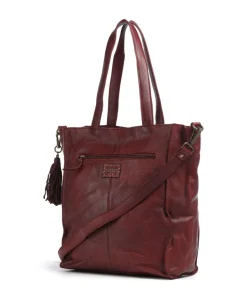 Herzoggasse 1 Shopper genarbtes Rindsleder wein