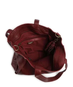 Herzoggasse 1 Shopper genarbtes Rindsleder wein