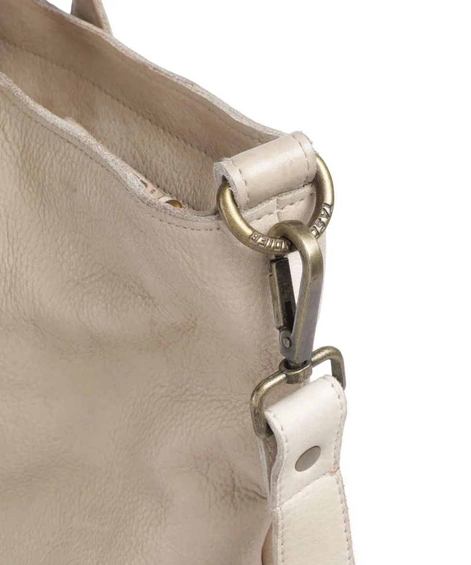 Herzweg 1 Shopper genarbtes Leder beige