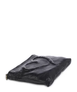 Herzweg 4 Umhängetasche genarbtes Leder navy