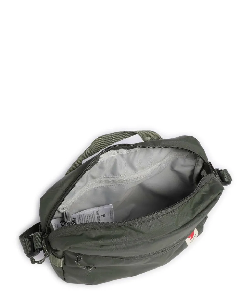 High Coast Umhängetasche recyceltes Polyamid dunkelgrün