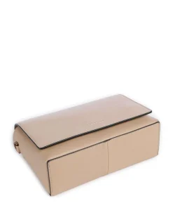 Hilla M Umhängetasche fein genarbtes Leder beige