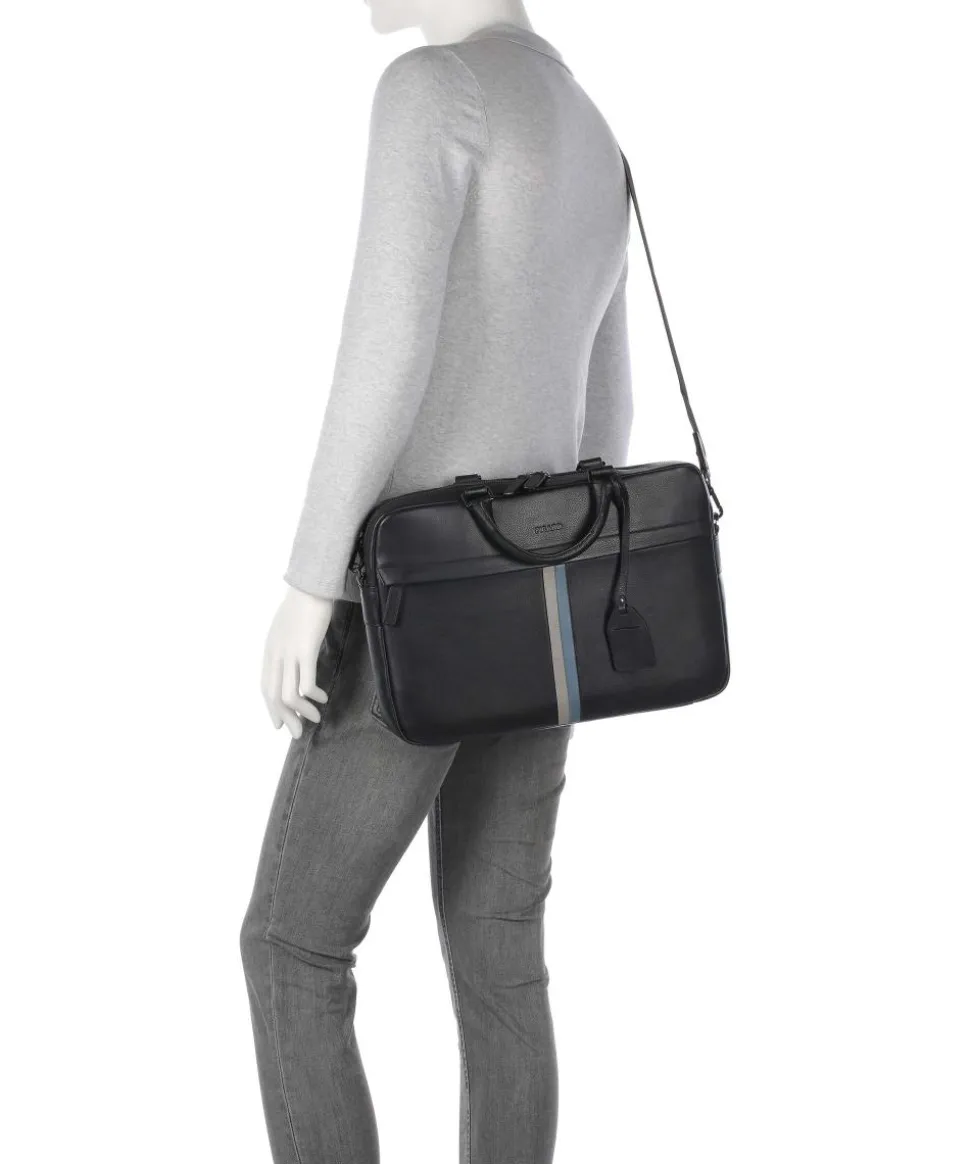 Horizon Aktentasche 14″ genarbtes Rindsleder schwarz