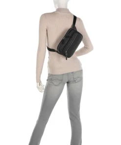 Hudson Gürteltasche Lederimitat schwarz