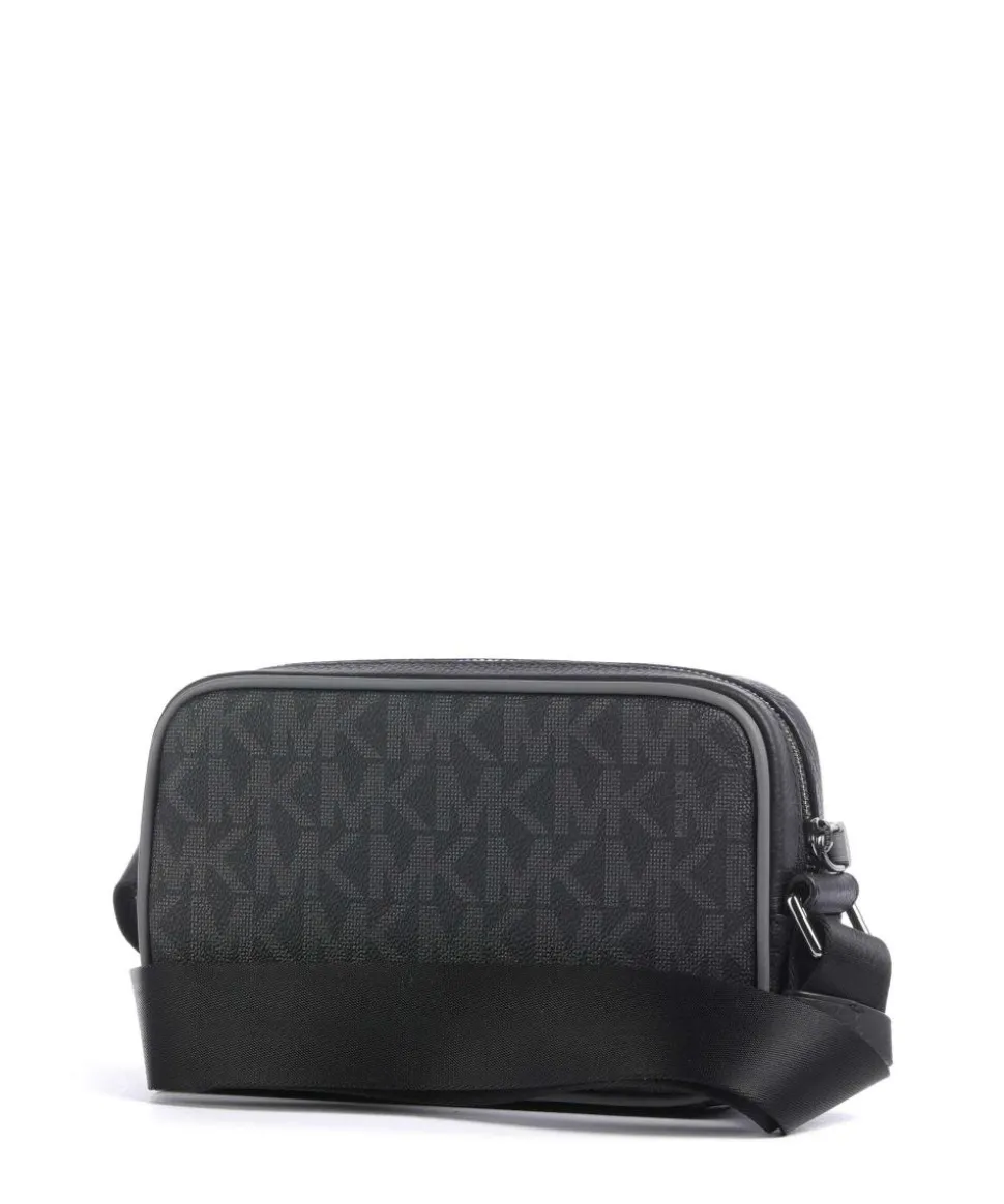 Hudson Umhängetasche Canvas schwarz/grau