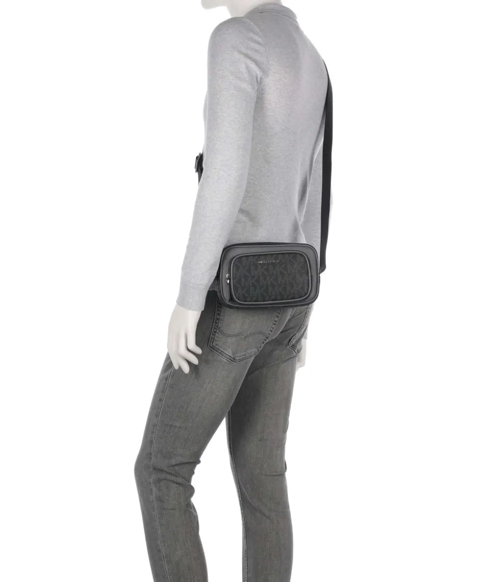 Hudson Umhängetasche Canvas schwarz/grau