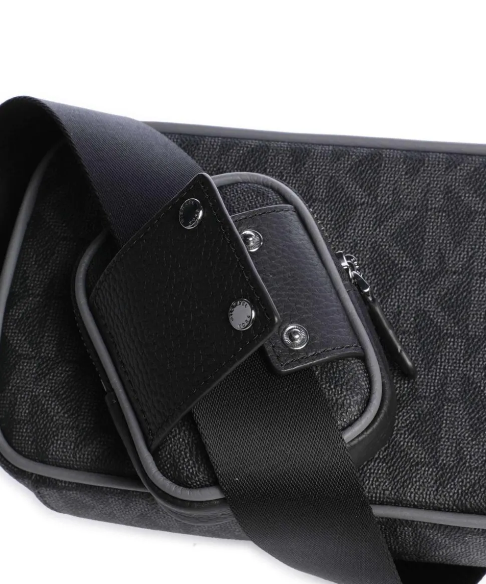 Hudson Umhängetasche Canvas schwarz/grau