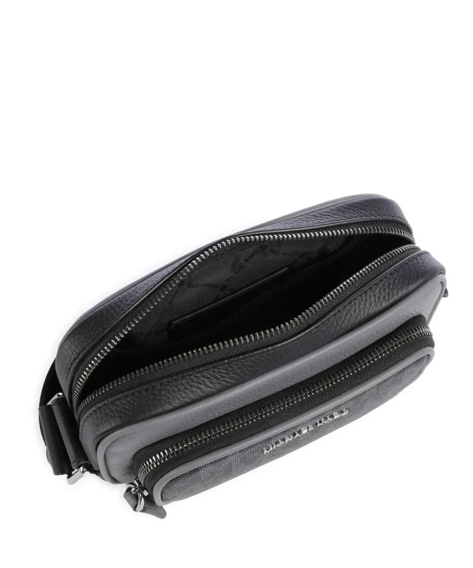 Hudson Umhängetasche Canvas schwarz/grau