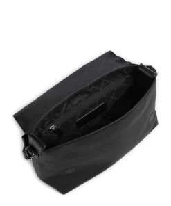 Hudson Umhängetasche genarbtes Rindsleder schwarz