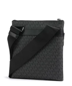 Hudson Umhängetasche Lederimitat schwarz