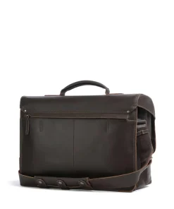 Hunter Big Finn Aktentasche 15″ Büffelleder dunkelbraun