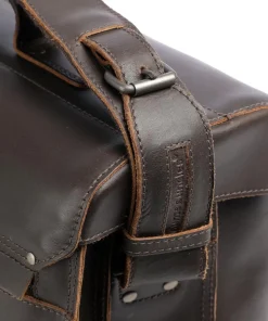 Hunter Big Finn Aktentasche 15″ Büffelleder dunkelbraun