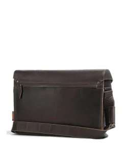 Hunter Big Judd Aktentasche 16″ Büffelleder dunkelbraun