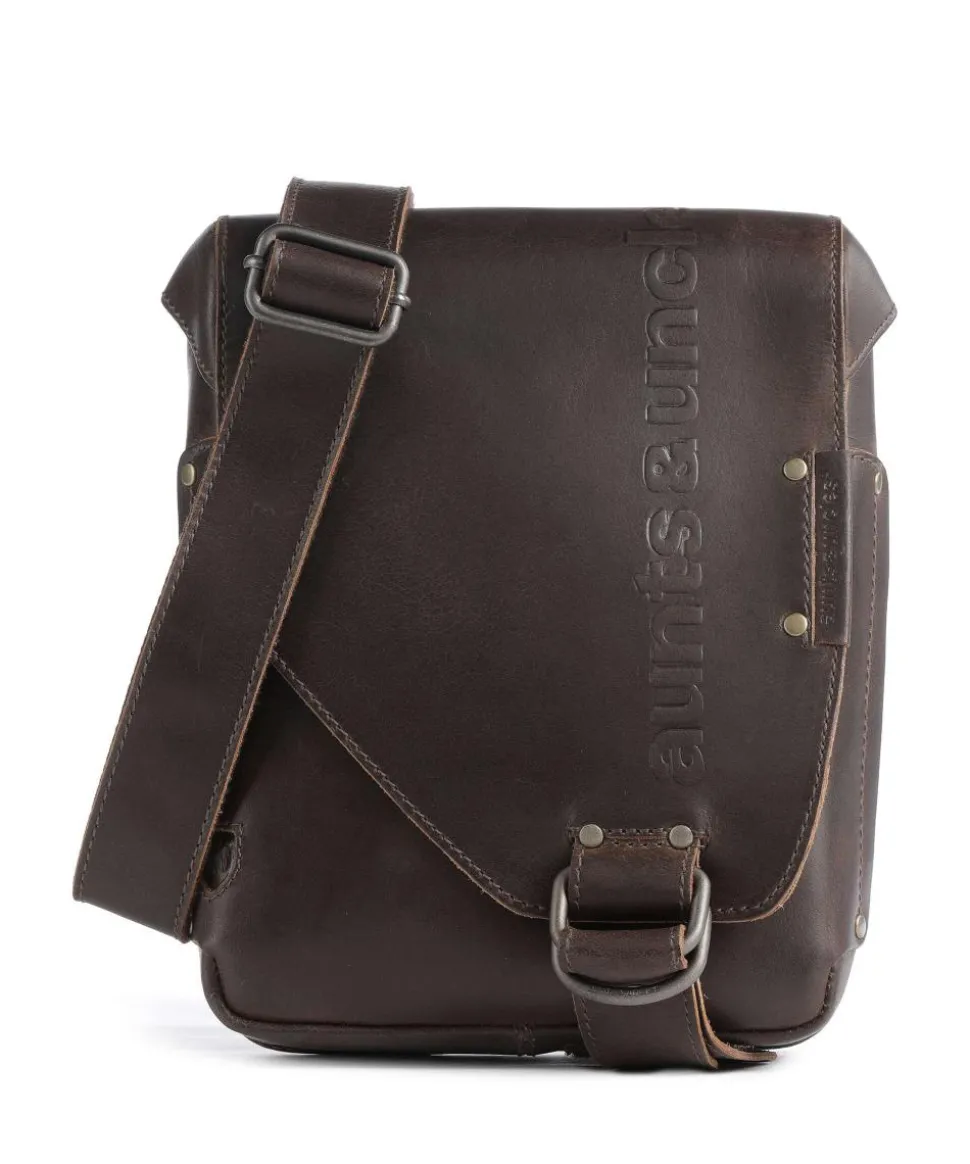 Hunter Jade Umhängetasche Büffelleder dunkelbraun