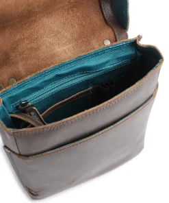 Hunter Jade Umhängetasche Büffelleder dunkelbraun