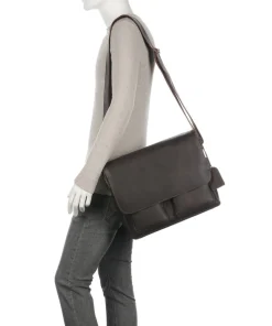 Hunter Nick Aktentasche 14″ Büffelleder dunkelbraun